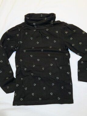 NWOT* Girls Black Turtle Neck
